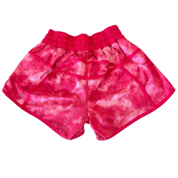 Lululemon Size 4 Beat The Heat Short Tidal Trip Boom Juice Pink Tie Dye. - Picture 4 of 6